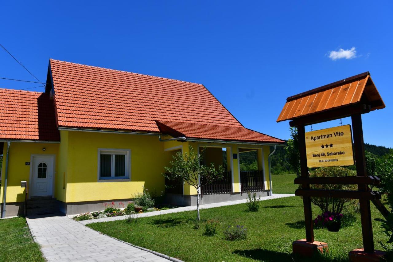 Apartman Vito Saborsko Zewnętrze zdjęcie